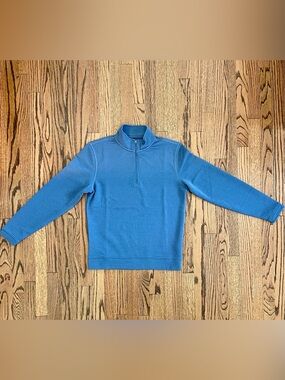 Onward Reserve Blue Cloud Quilt Quarter-Zip Neck Pullover in Men’s Small (EUC)